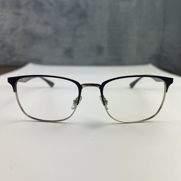 Ray-Ban RB6421 3004 Eyeglasses Optical Frame 52-18-140 Matte Black On Silver - Picture 1 of 14
